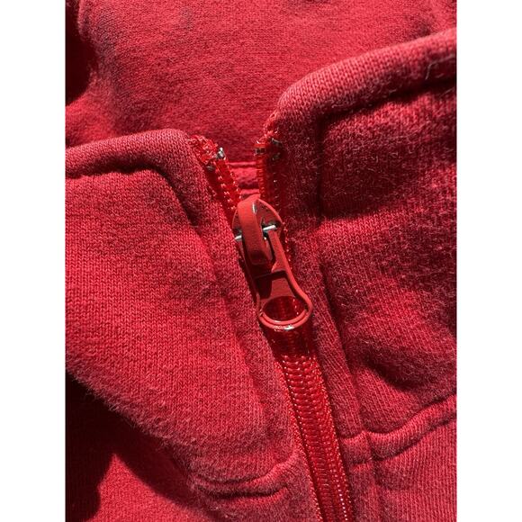 UW Badgers Adidas 3 Stripe Vtg Sweatshirt 1/4 Zip Pullover Mens XL Small Stain - Picture 11 of 14